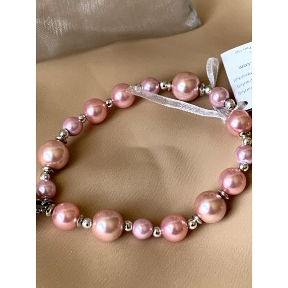 Valerie Parr Hill Faux Pearl Prayer Box Bracelet NEW WITH TAG - Picture 2 of 6